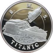 20 Crowns - Elizabeth II R.M.S. Titanic, United Kingdom, 1998 reverse image