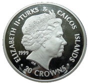 20 Crowns - Elizabeth II The Queen Mother obverse image