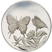 20 Crowns Hairstreak Butterflies, United Kingdom, 1999 reverse image