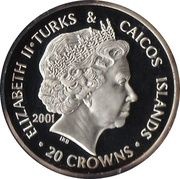 20 Crowns - Elizabeth II Royal Navy Submarines obverse image