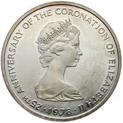 25 Crowns - Elizabeth II The White Greyhound of Richmond, United Kingdom, 1978 obverse image