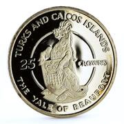 25 Crowns - Elizabeth II Yale of Beaufort, United Kingdom, 1978 reverse image