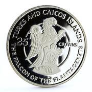 25 Crowns - Elizabeth II Falcon of the Plantagenets, United Kingdom, 1978 reverse image