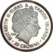 25 Crowns - Elizabeth II Millennium obverse image