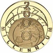 25 Crowns - Elizabeth II Millennium, United Kingdom, 2000 reverse image
