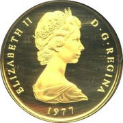 50 Crowns - Elizabeth II Silver Jubilee obverse image