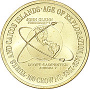100 Crowns - Elizabeth II Age of Exploration, United Kingdom, 1975 reverse image