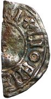 Halfpenny - Æthelstan Crowned bust type, United Kingdom, 924-939 reverse image