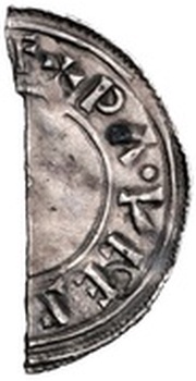 Halfpenny - Æthelstan Circumscription Cross type, United Kingdom, 924-939 reverse image