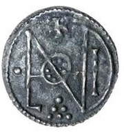Halfpenny - Eadgar Londonia type, United Kingdom, 959-973 reverse image