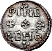 Penny - Æthelstan Two line type, United Kingdom, 924-939 reverse image