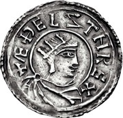 Penny - Æthelstan Crowned bust type obverse image