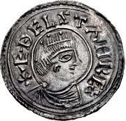 Penny - Æthelstan Crowned bust type obverse image