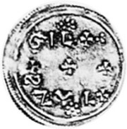 Penny - Howel Dda Two line type reverse image