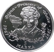 5 Marka Princess Diana reverse image