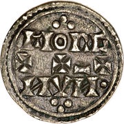 Penny - Eadgar Two line type reverse image