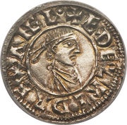 Penny - Æthelred II 1st Hand type; bust right obverse image