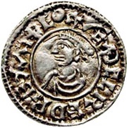 Penny - Æthelred II 1st Hand type; bust left obverse image