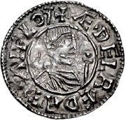 Penny - Æthelred II Benediction Hand type obverse image