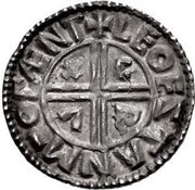 Penny - Æthelred II Small Crux type reverse image