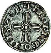 Penny - Cnut Jewel Cross type, United Kingdom, 1035 reverse image