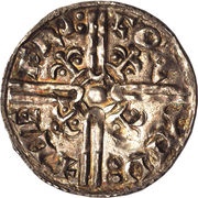 Penny - Harold I Fleur-de-Lis type; 3 pellets, United Kingdom, 1038-1040 reverse image