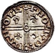 Penny - Edward Pacx type, United Kingdom, 1042-1044 reverse image