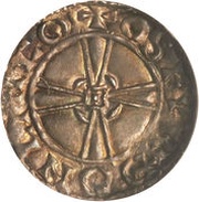 Penny - Edward Expanding Cross type; light issue, United Kingdom, 1050-1053 reverse image