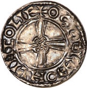Penny - Edward Expanding Cross type; heavy issue, United Kingdom, 1050-1053 reverse image