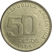50 Pesos Central Bank Anniversary obverse image