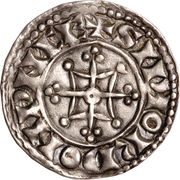 Penny - William I Two Stars type, United Kingdom, 1074-1077 reverse image