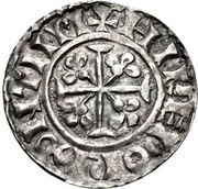 Penny - William II Cross Pattée and Fleury type, United Kingdom, 1095-1098 reverse image
