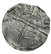 Penny - Civil War Cross Moline / Defaced obverse image
