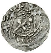Penny - Civil War Cross Moline / Defaced obverse image