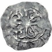Penny - Civil War Eastern Variants; Suffolk mints, United Kingdom, 1138-1153 reverse image