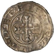 Penny - Civil War Ornamented group; Eustace Fitzjohn, United Kingdom, 1140-1149 reverse image