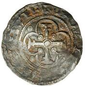 Penny - Civil War Ornamented group; Eustace Fitzjohn, United Kingdom, 1140-1149 reverse image