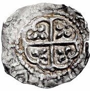 Penny - Civil War Uncertain issues, United Kingdom, 1145-1150 reverse image
