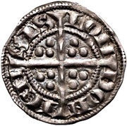 1 Farthing - Edward I Class 1a, United Kingdom, 1279 reverse image