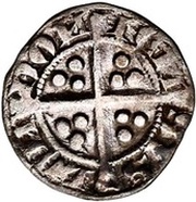 1 Farthing - Edward I Class 1c, United Kingdom, 1279 reverse image
