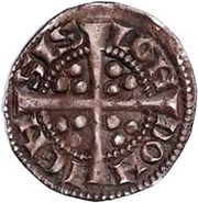 1 Farthing - Edward I Class 3g, United Kingdom, 1280-1281 reverse image