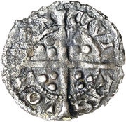 1 Farthing - Edward I Class 10, United Kingdom, 1301-1305 reverse image