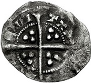 1 Farthing - Edward III 1st coinage; London mint, United Kingdom, 1327-1335 reverse image