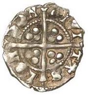1 Farthing - Edward III 3rd coinage; London mint, United Kingdom, 1344-1351 reverse image