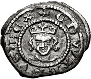 1 Farthing - Edward III 4th coinage; Treaty period obverse image
