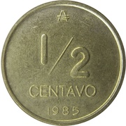 ½ Centavo reverse image