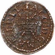 1 Farthing - James I Lennox issue; type 1 obverse image