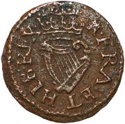 1 Farthing - James I Lennox issue; type 1, United Kingdom, 1616 reverse image