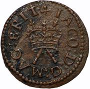 1 Farthing - James I Lennox issue; type 3 obverse image