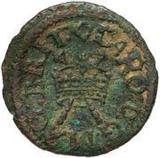 1 Farthing - Charles I Richmond issue; type 1b, United Kingdom, 1625 obverse image